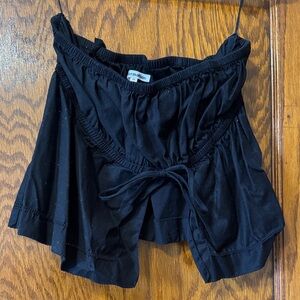 Reformation Black Women's cropped top
